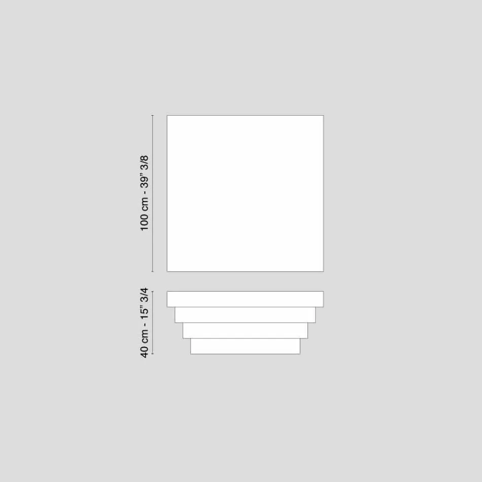 Dizajni i tryezës së kafesë Siluetë kafeje fibër druri Kadeau Viadurini