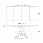 Tavolinë kafeje me dizajn të transformueshëm në Prodhim druri në Itali - Vincenzo Viadurini