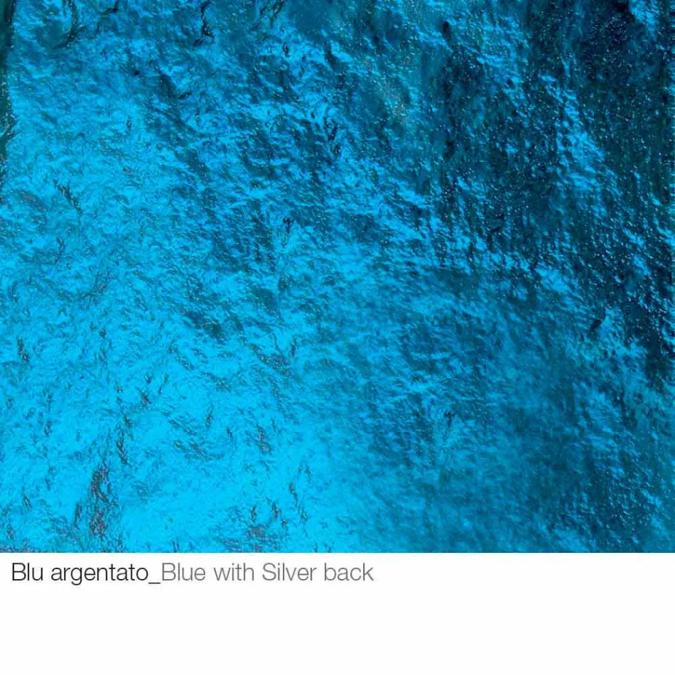 Tavolinë kafeje në kristal dhe metal të falsifikuar prodhuar në Itali - Montebianco Viadurini