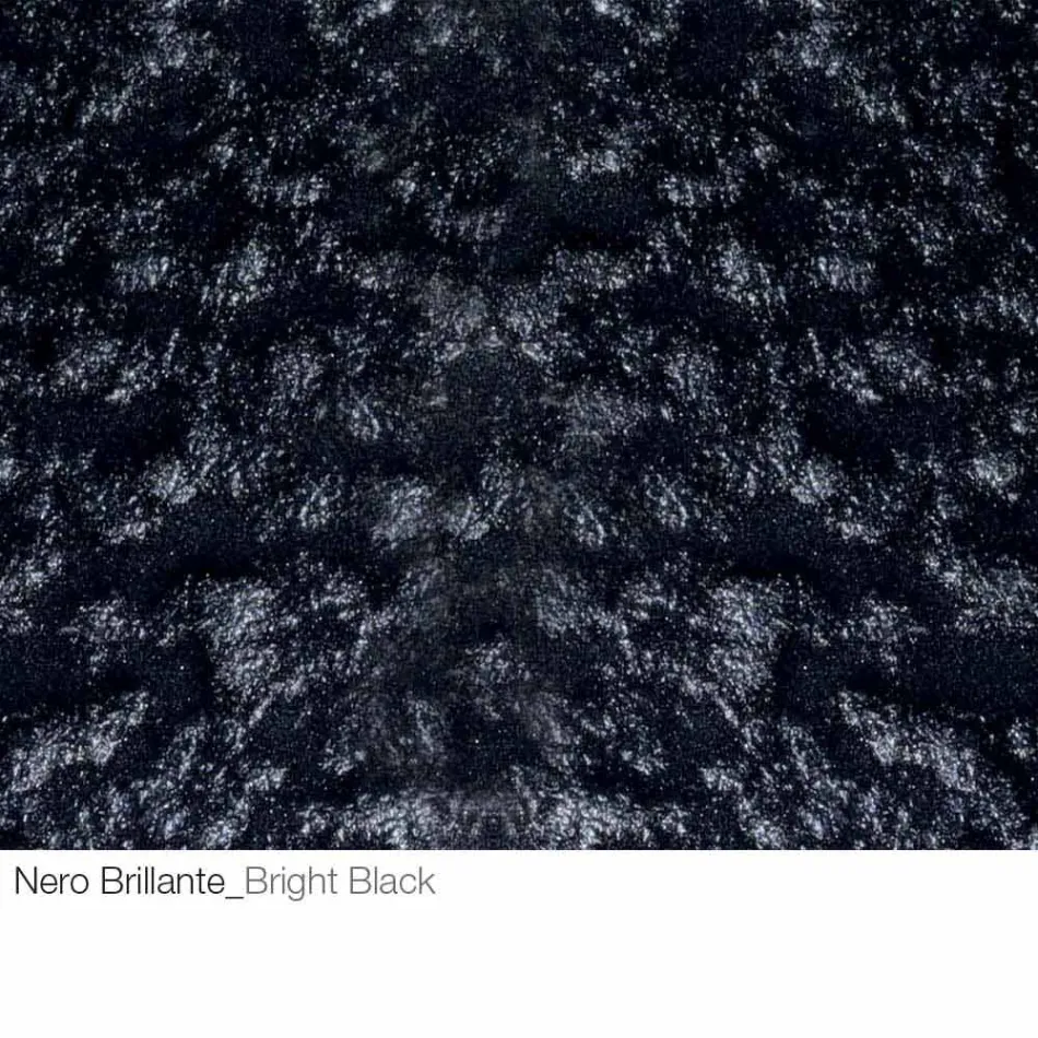 Tavolinë kafeje në kristal dhe metal të falsifikuar prodhuar në Itali - Montebianco Viadurini