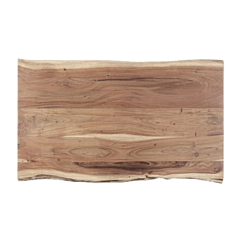 Tavolinë Kafeje në Dru dhe çelik të punuar me dorë Homemotion - Tancredi Viadurini