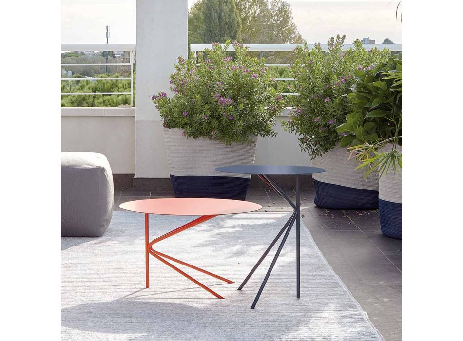 Tavolinë kafeje metalike me ngjyra me cilësi të lartë Prodhuar në Itali - Olesya Viadurini