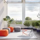 Tavolinë kafeje metalike me ngjyra me cilësi të lartë Prodhuar në Itali - Olesya Viadurini