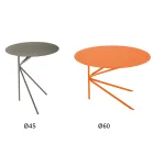 Tavolinë kafeje metalike me ngjyra me cilësi të lartë Prodhuar në Itali - Olesya Viadurini