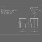 Tavolinë kafeje në metal me ngjyra të modelit modern italian - Yasmine Viadurini