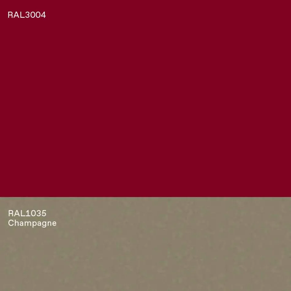 Tavolinë kafeje me dizajn të ulët modern blu ose burgundy me unazë - Lok Viadurini