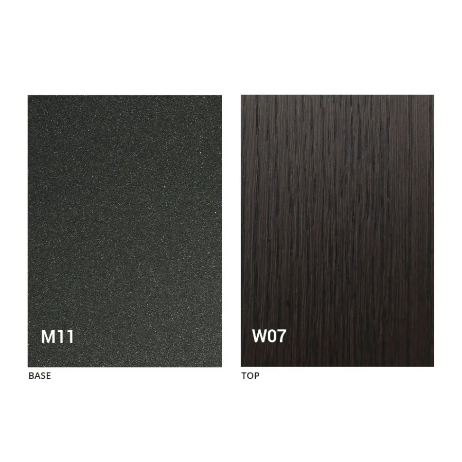 Tavolinë Kafeje Transformuese Moderne në Dru dhe Metal prodhuar në Itali - Fabio Viadurini