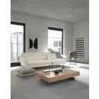 Tavolinë kafeje moderne e transformueshme në dru dhe metal prodhuar në Itali - Fabio Viadurini