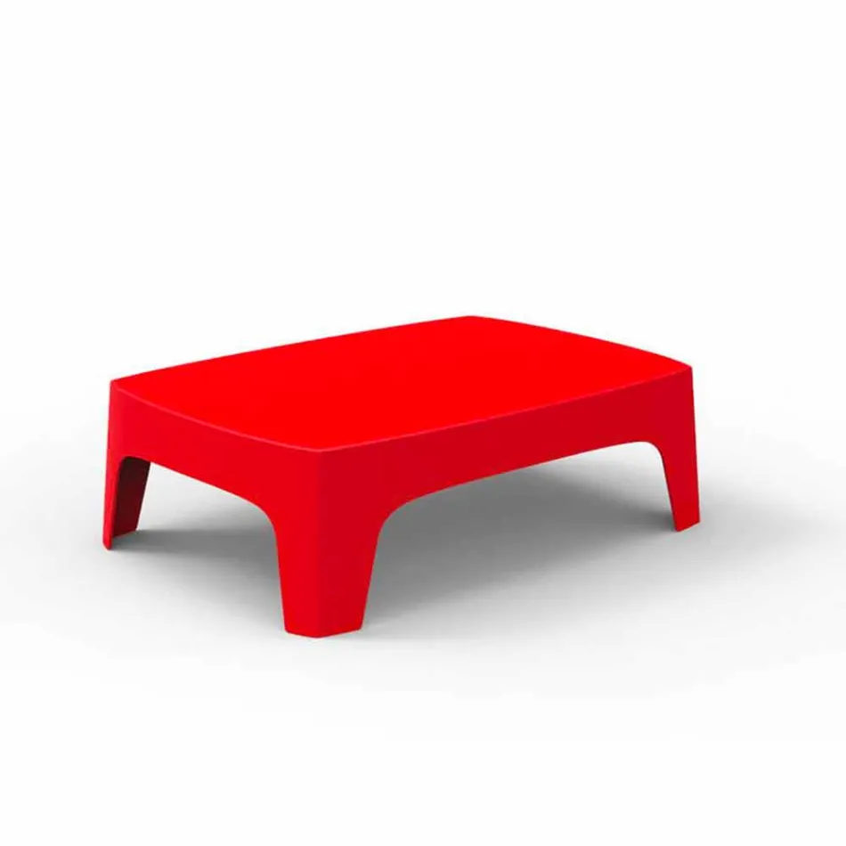 Solid by Vondom tryezë kafeje në natyrë në polipropilen Viadurini