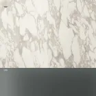 Tavolinë kafeje e rrumbullakët me majë qeramike dhe këmbë qelqi të tymosura - e rastësishme Viadurini