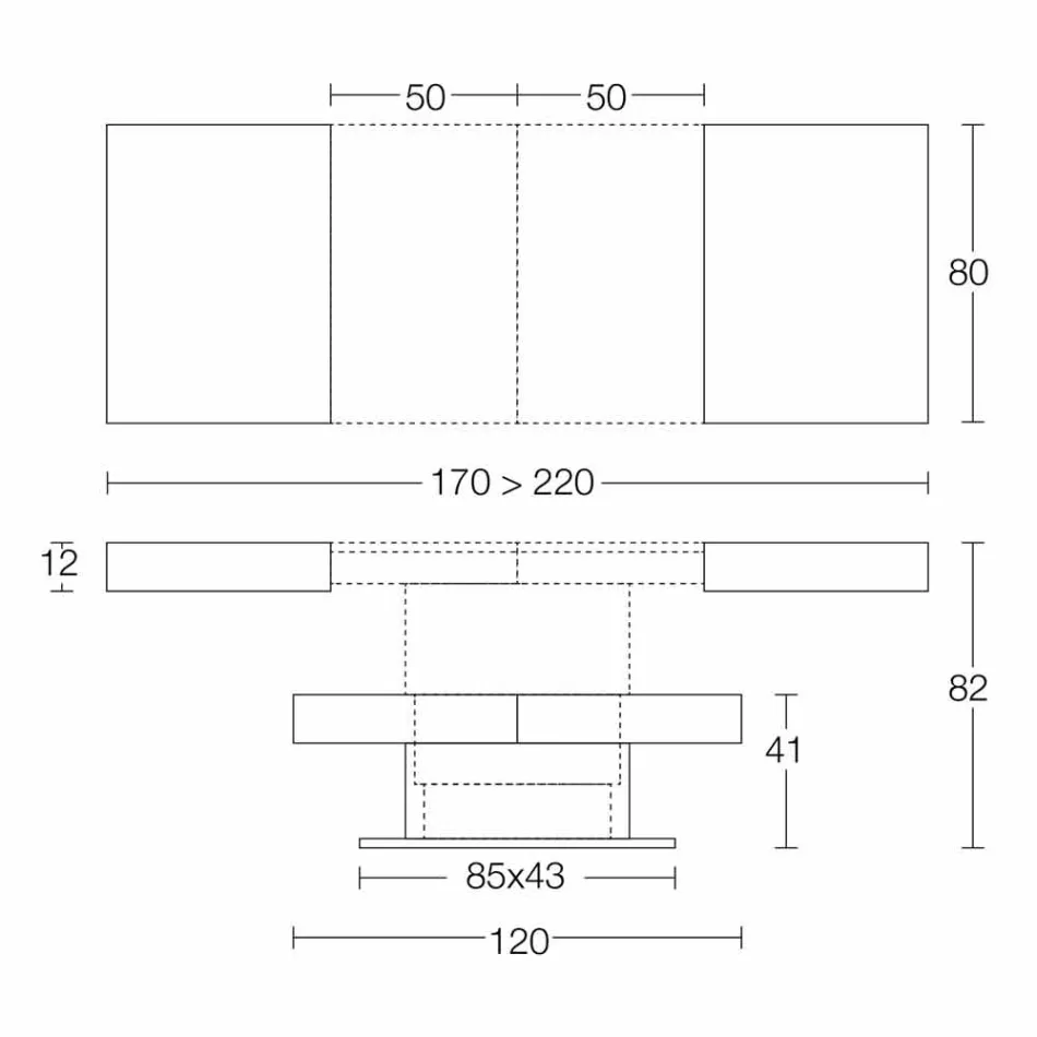 Tavolinë kafeje e transformueshme me efekt llaçi Top prodhuar në Itali - Romantike Viadurini