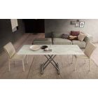 Tavolinë Kafeje Transformuese Moderne në Dru dhe Metal prodhuar në Itali - Gabri Viadurini
