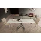 Tavolinë Kafeje Transformuese Moderne në Dru dhe Metal prodhuar në Itali - Gabri Viadurini