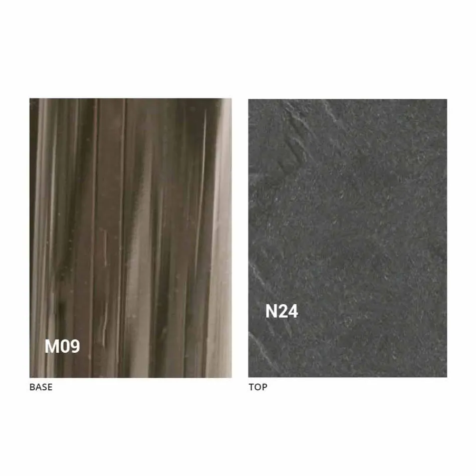 Tavolinë Kafeje Transformuese Moderne në Dru dhe Metal prodhuar në Itali - Gabri Viadurini