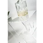 Tavolina e divanit me pleksiglas transparent brenda ose jashtë - Platano Viadurini