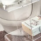 Tavolinë divani në pleksiglas transparent ose me tym Prodhuar në Itali - Janne Viadurini