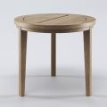 Tavolinë Kafeje në natyrë në Iroko Wood Made in Italy - Brig