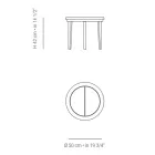 Tavolinë kafeje Outdoor Teak Wood Prodhuar në Itali - Briga Viadurini