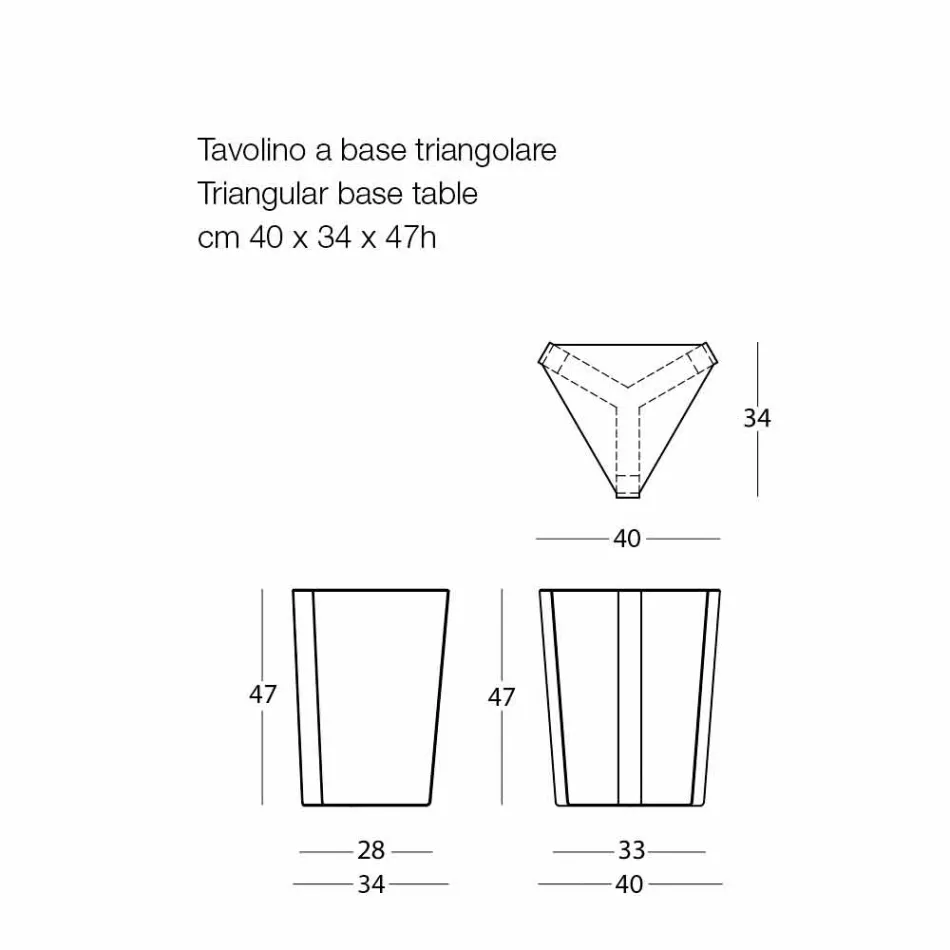 Tavolinë kafeje Metalike në natyrë, Ngjyra të ndryshme, Dizajn Modern Italian - Yasmine Viadurini