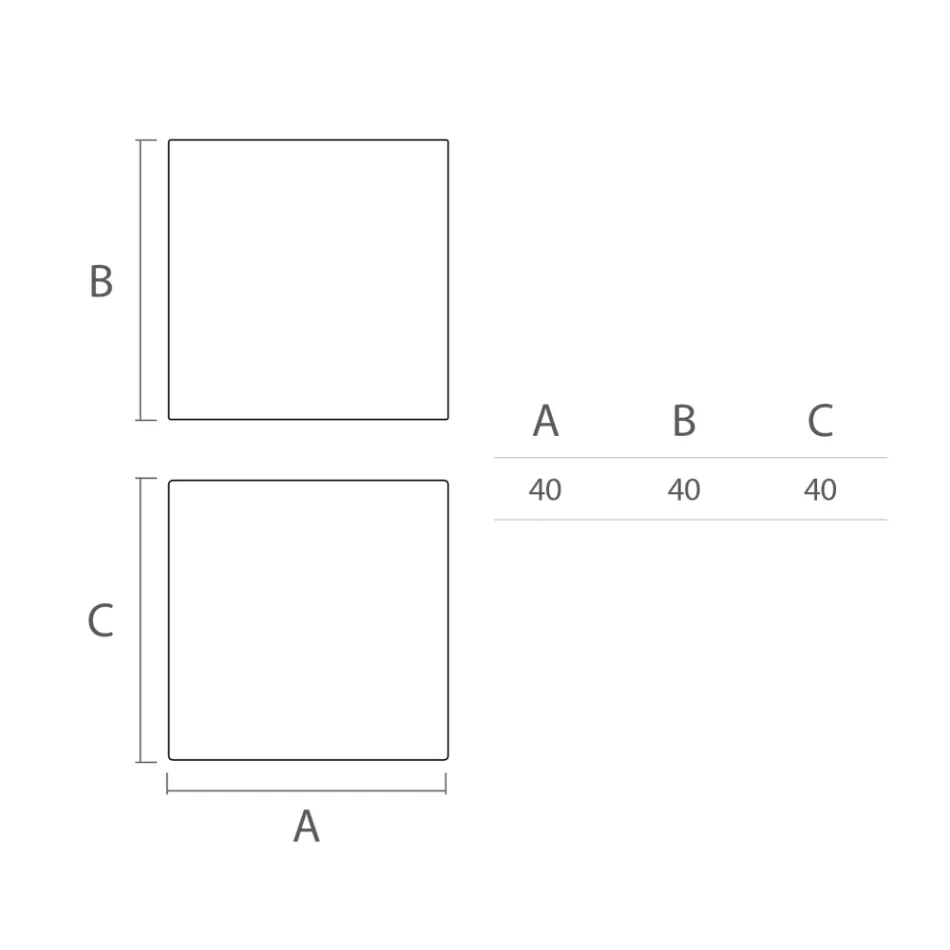 Tavolinë kafeje e ndritshme e jashtme në polietileni të bardhë Prodhuar në Itali - Derti Viadurini
