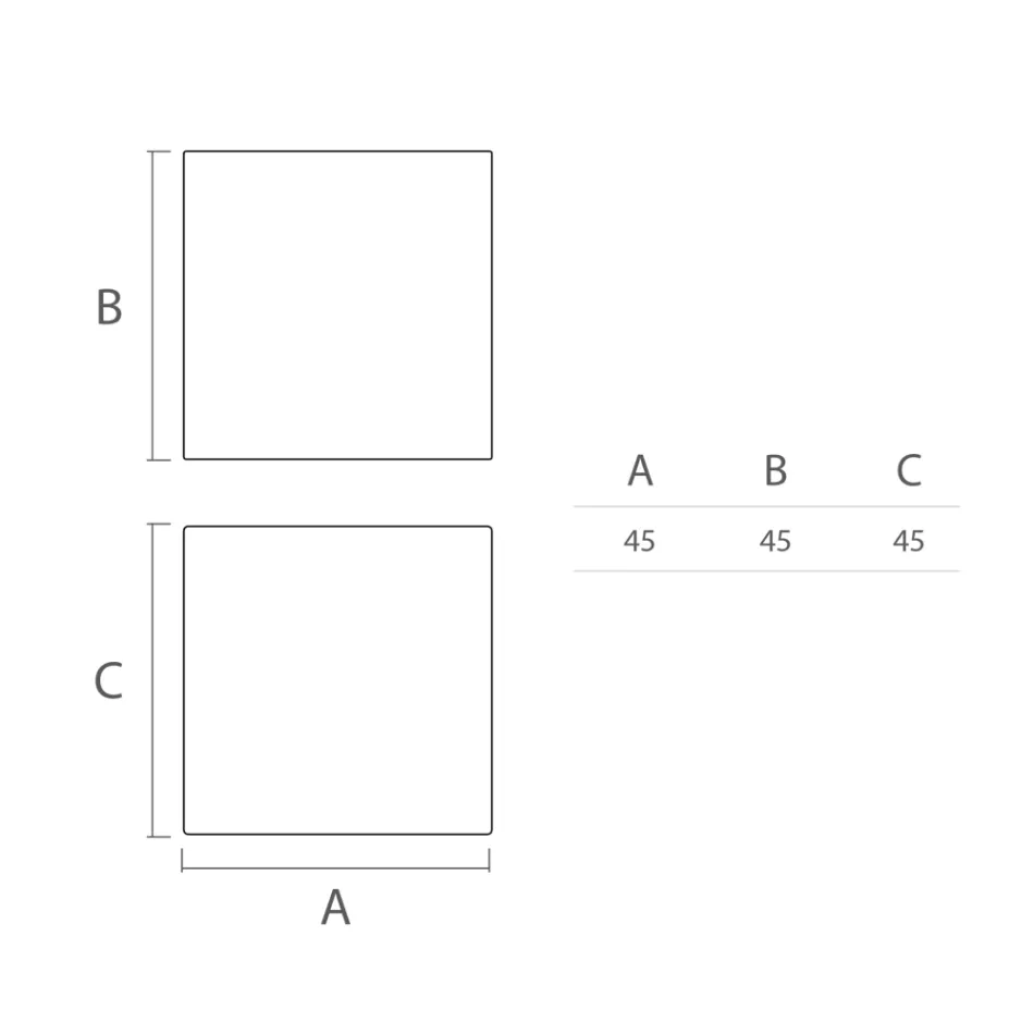 Tavolinë kafeje e ndritshme e jashtme në polietileni të bardhë Prodhuar në Itali - Derti Viadurini