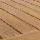 Tabela e jashtme e shtëpisë moderne të drurit të Teakut Homemotion - Luanaedmea Viadurini