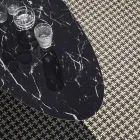 Strukturë çeliku e tavolinës së kafesë në natyrë e prodhuar në Itali - Filloni nga Myyour Viadurini