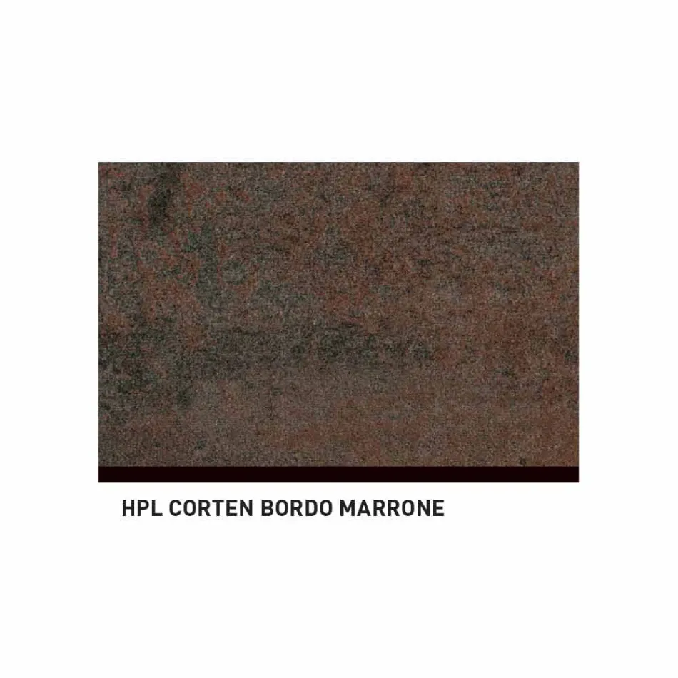 Tabela e projektimit në natyrë të sistemit Varaschin në alumin të pikturuar Viadurini