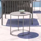 Tavolinë kafeje kopshti në çelik të galvanizuar të madhësive të ndryshme Prodhuar në Itali - Brienne Viadurini