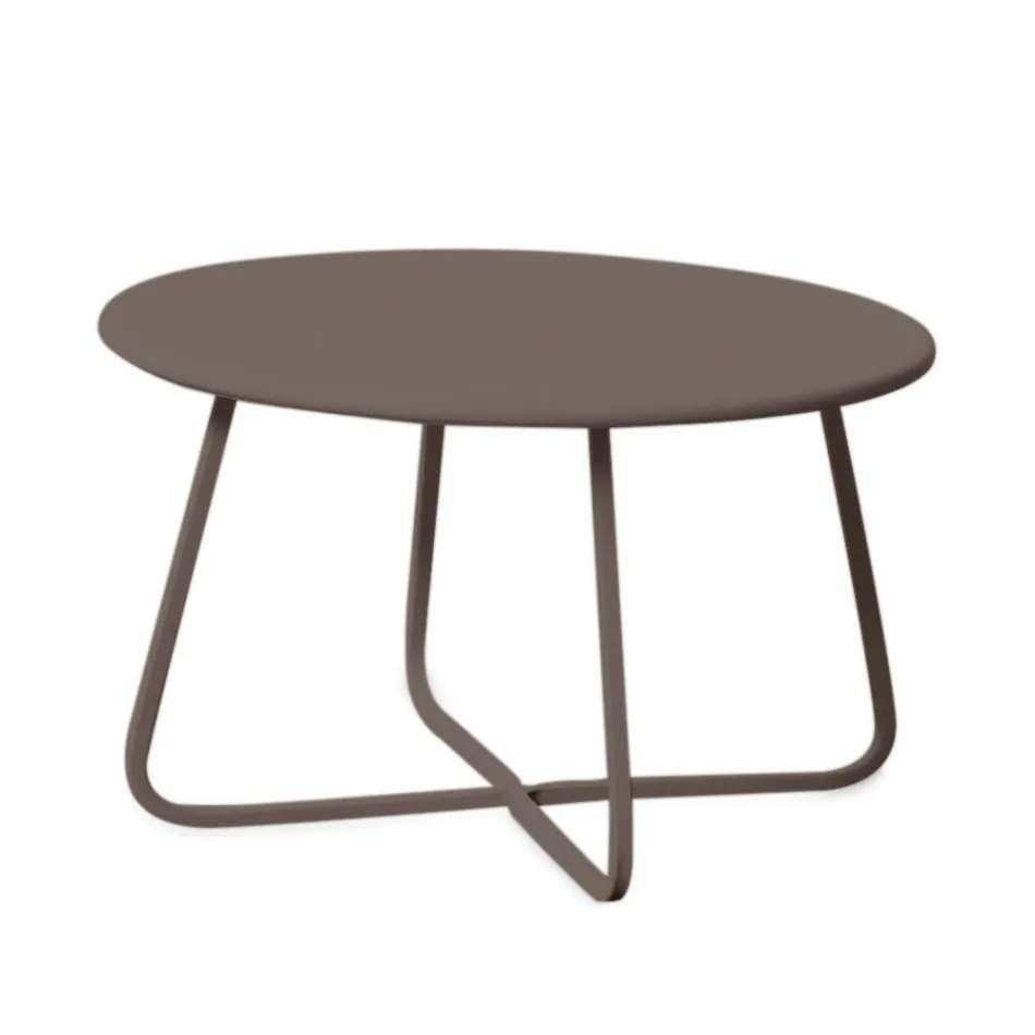 Tavolinë kafeje kopshti në çelik të galvanizuar Prodhuar në Itali - Brienne Viadurini