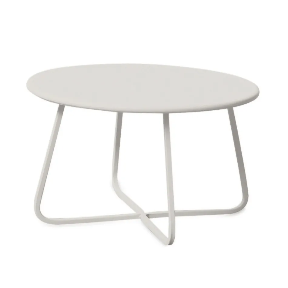 Tavolinë kafeje kopshti në çelik të galvanizuar Prodhuar në Itali - Brienne Viadurini