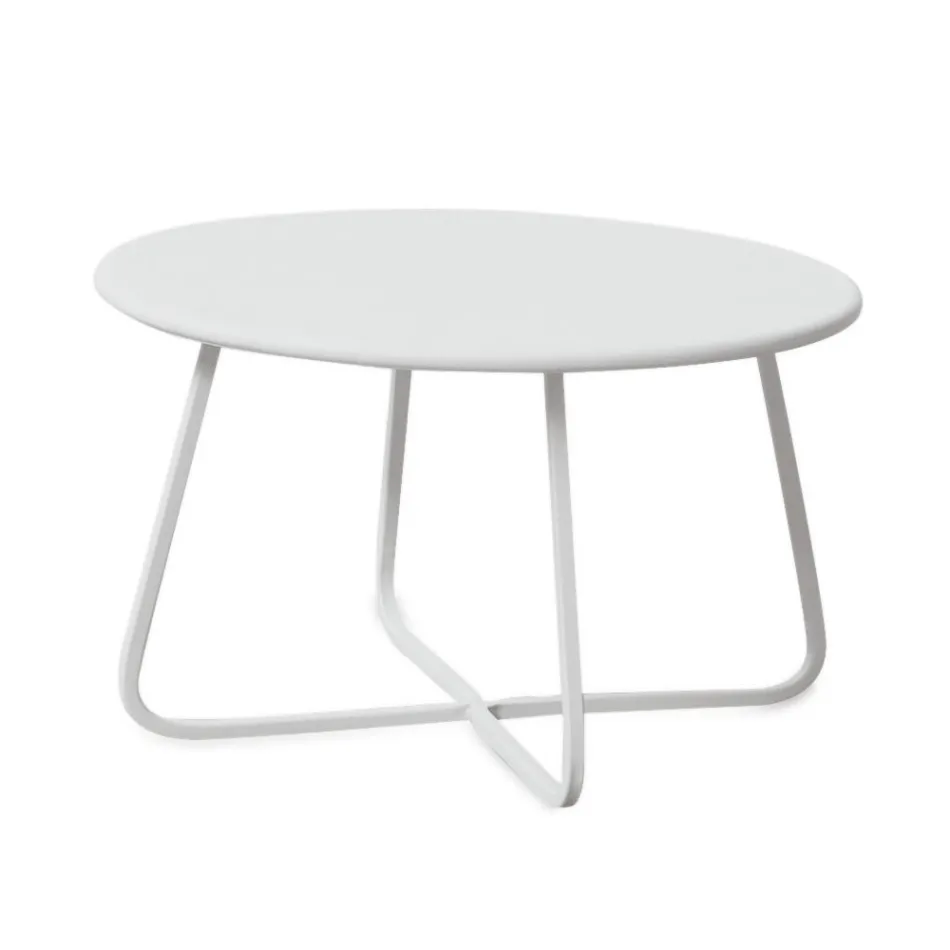 Tavolinë kafeje kopshti në çelik të galvanizuar Prodhuar në Itali - Brienne Viadurini