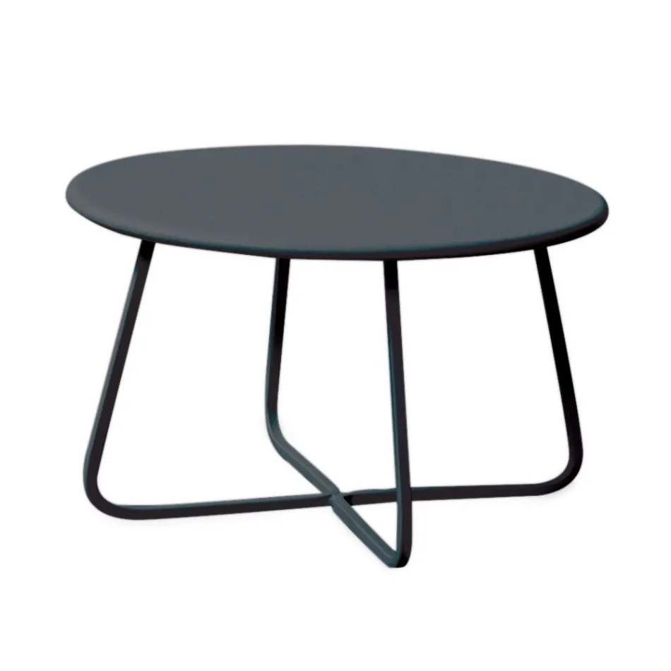 Tavolinë kafeje kopshti në çelik të galvanizuar Prodhuar në Itali - Brienne Viadurini