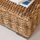 Tavolinë kafeje Kopshti me fibra natyrale Abaca - Lagertha Viadurini