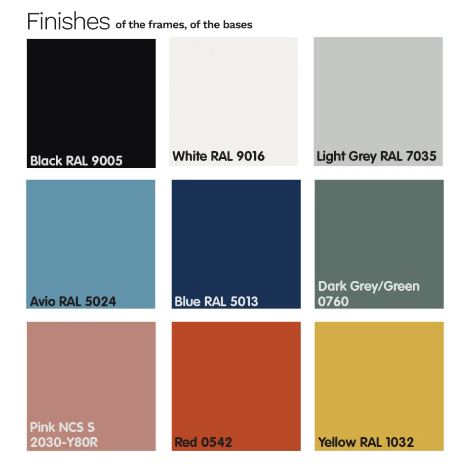 Tavolinë kafeje kopshti në Hpl dhe Metal të lyer Prodhuar në Itali - Guerrino Viadurini