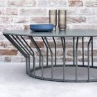 Tavolinë kafeje kopshti në Hpl dhe Metal të lyer Prodhuar në Itali - Guerrino Viadurini