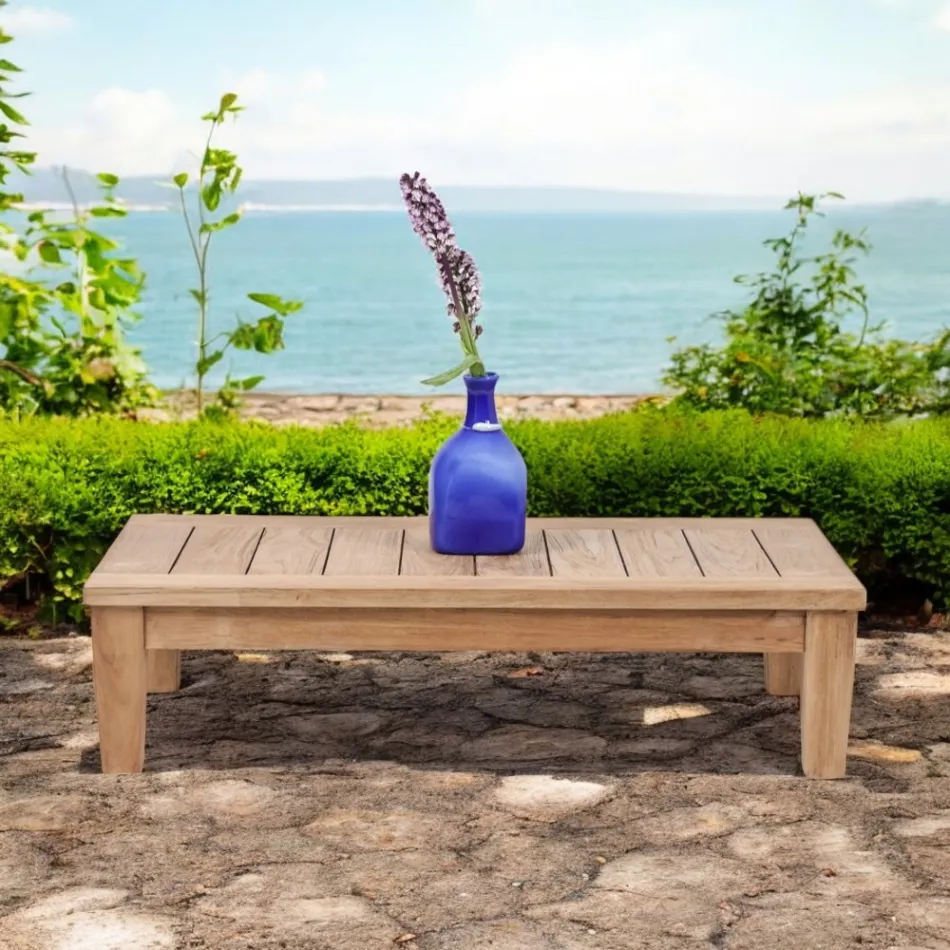 Tavolinë kafeje Kopshti në dru tik natyral - Artes Viadurini