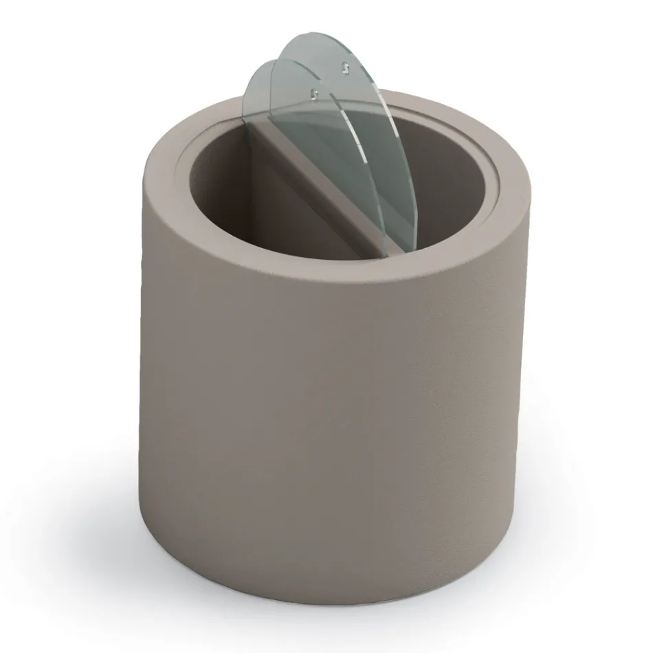 Tavolinë Kafeje Kopshti në Polietileni me Enë Prodhuar në Itali - Stracco Viadurini