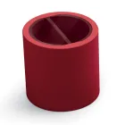 Tavolinë Kafeje Kopshti në Polietileni me Enë Prodhuar në Itali - Stracco Viadurini