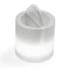 Tavolinë kafeje Bright Garden me polietileni të bardhë Prodhuar në Itali - Trek Viadurini