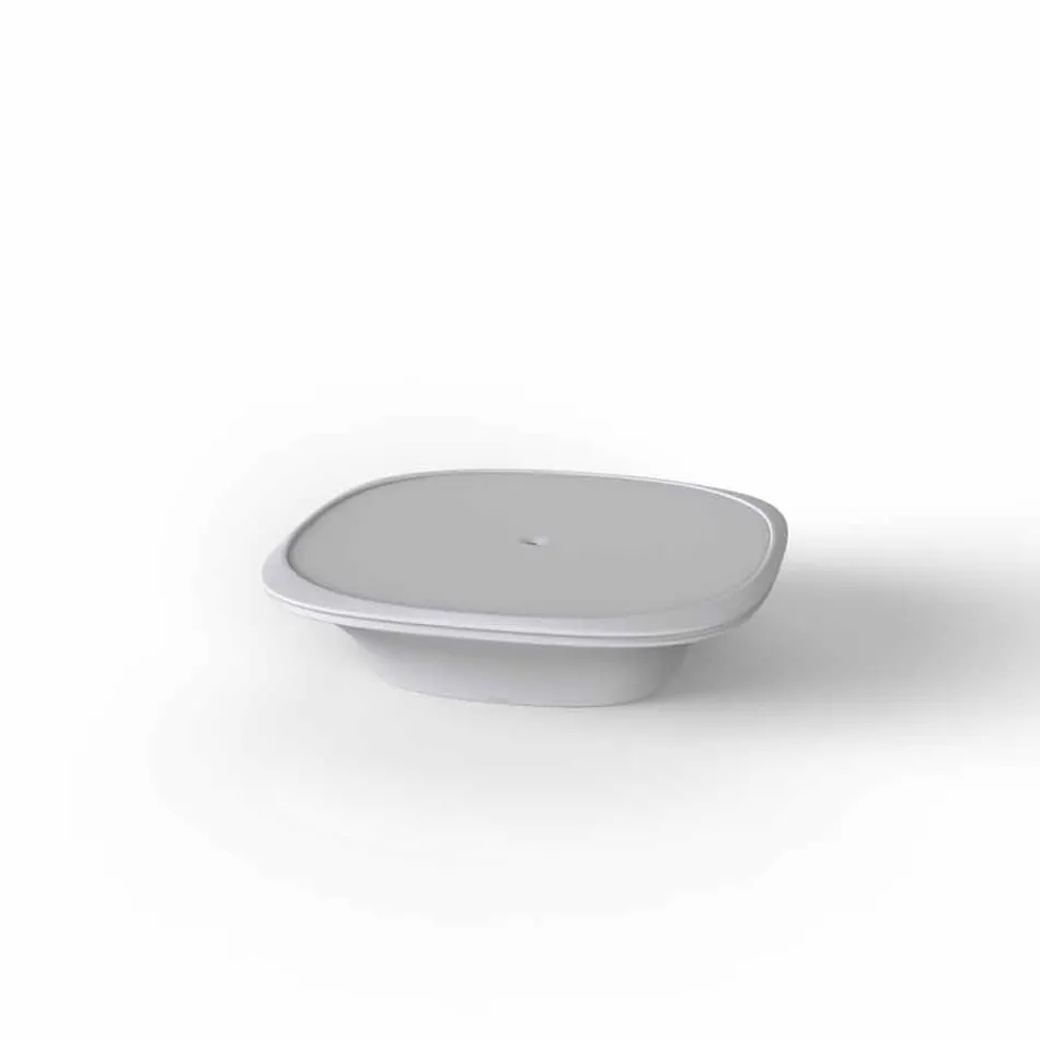 Tavolinë moderne kopshtesh Ufo 100x100 cm nga Vondom, në polietileni Viadurini