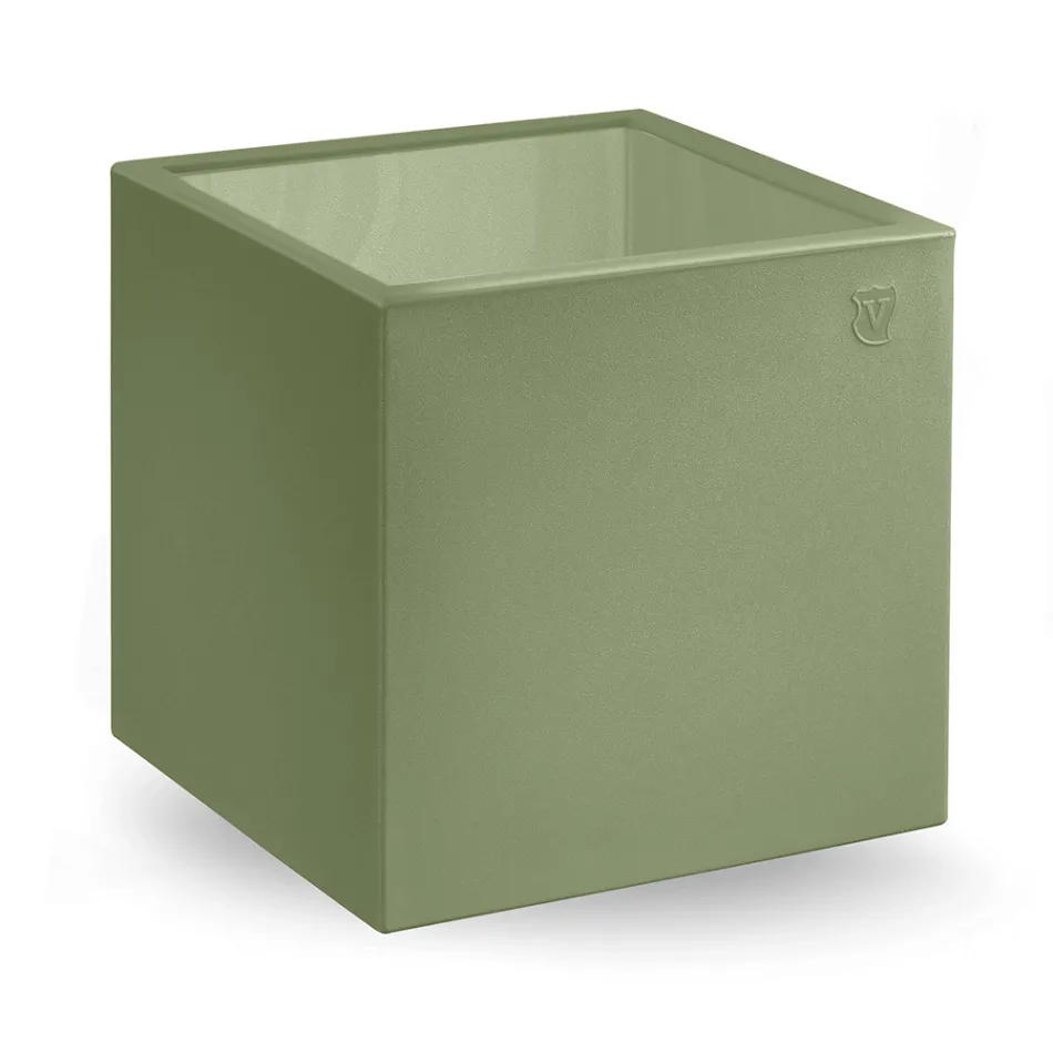 Tavolinë kafeje Square Garden me polietileni me ngjyra Prodhuar në Itali - Noemi Viadurini