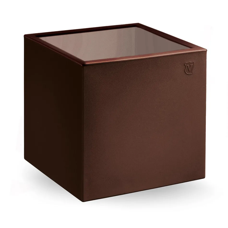 Tavolinë kafeje Square Garden me polietileni me ngjyra Prodhuar në Itali - Noemi Viadurini