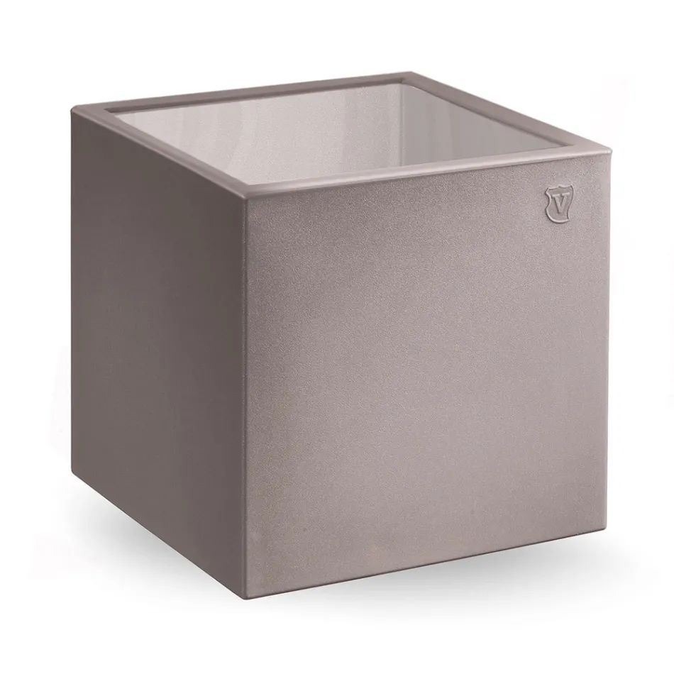 Tavolinë kafeje Square Garden me polietileni me ngjyra Prodhuar në Itali - Noemi Viadurini