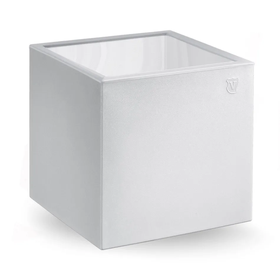 Tavolinë kafeje Square Garden me polietileni me ngjyra Prodhuar në Itali - Noemi Viadurini