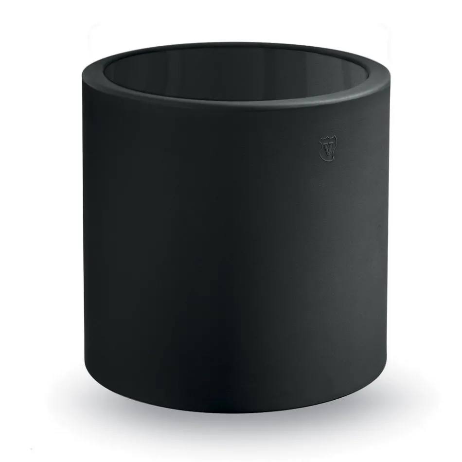 Tavolinë kafeje e rrumbullakët e kopshtit me polietileni me ngjyrë Prodhuar në Itali - Noemi Viadurini