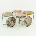 Tavolinë kafeje e Brendshme ose e Jashtme me Strukturë Metalike Prodhuar në Itali - Carim Viadurini