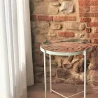 Tavolinë kafeje e Brendshme ose e Jashtme me Strukturë Metalike Prodhuar në Itali - Carim Viadurini