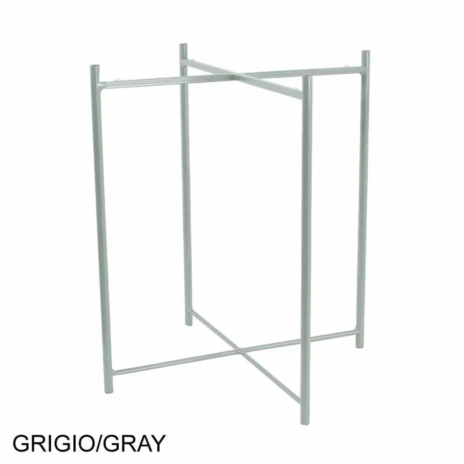 Tavolinë kafeje e Brendshme ose e Jashtme me Strukturë Metalike Prodhuar në Itali - Carim Viadurini