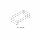 Tavolinë kafeje në urë në gotë ekstra të pastër Made in Italy - Tifrana Viadurini